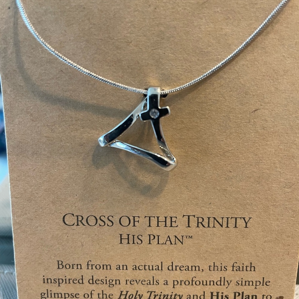 Cross of the Trinity- His Plan necklace. perfect for a little girl!